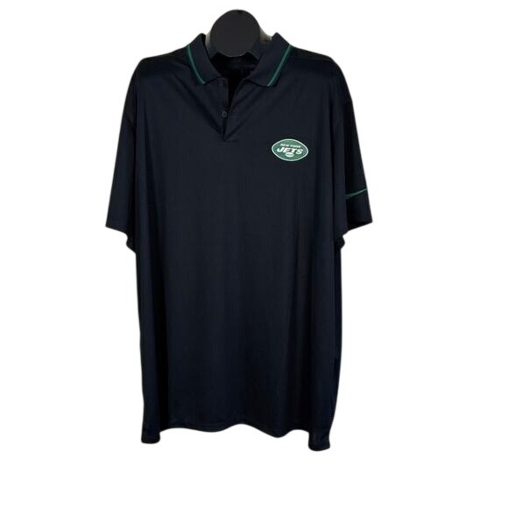 Jets Football Polo Shirt Men's 3XL‎ NFL  NIke Dri-fit